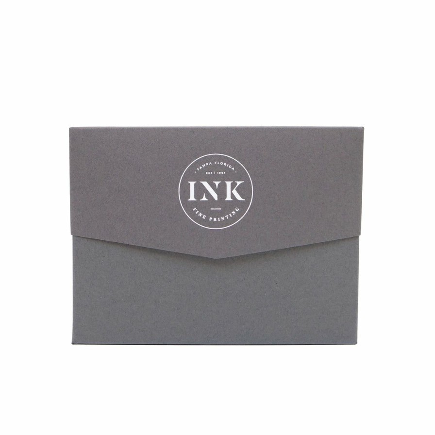 Study * | Oxford Exchange Monogram Notecard Set L Greeting Cards