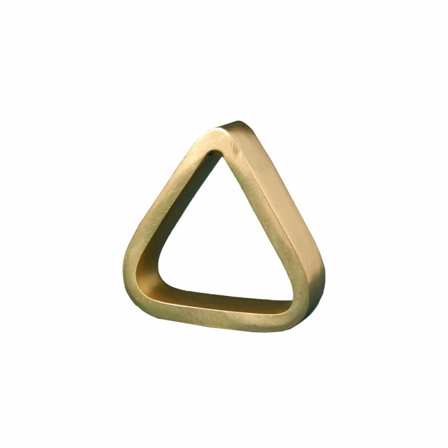 Kitchen * | Be Home Kitchen Luxe Napkin Ring Triangle