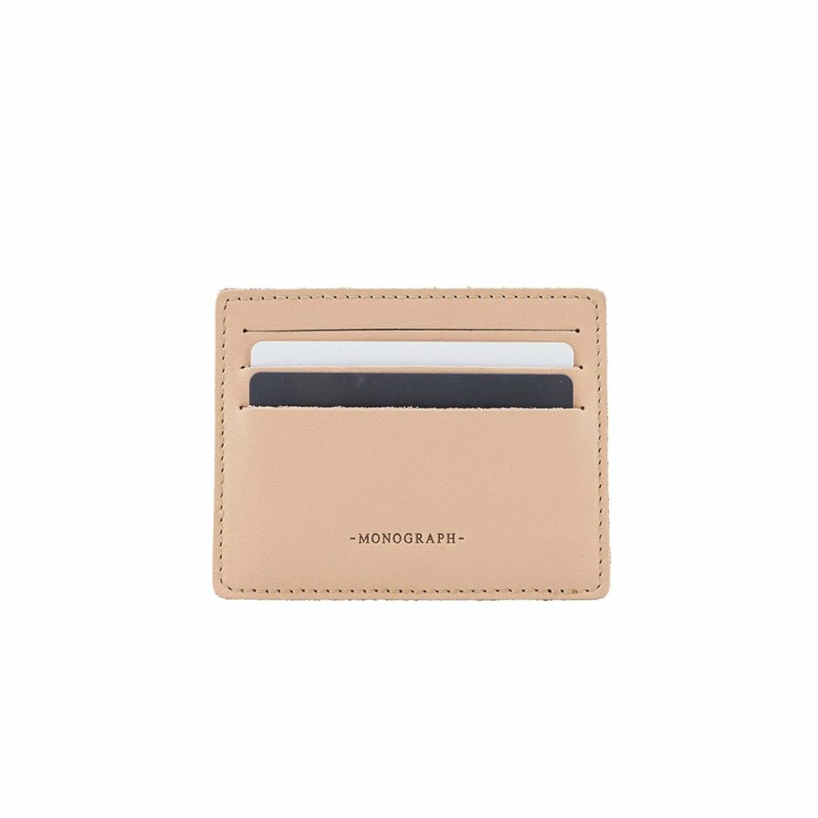 Accessories * | Monograph Cardholder Nude Accessories