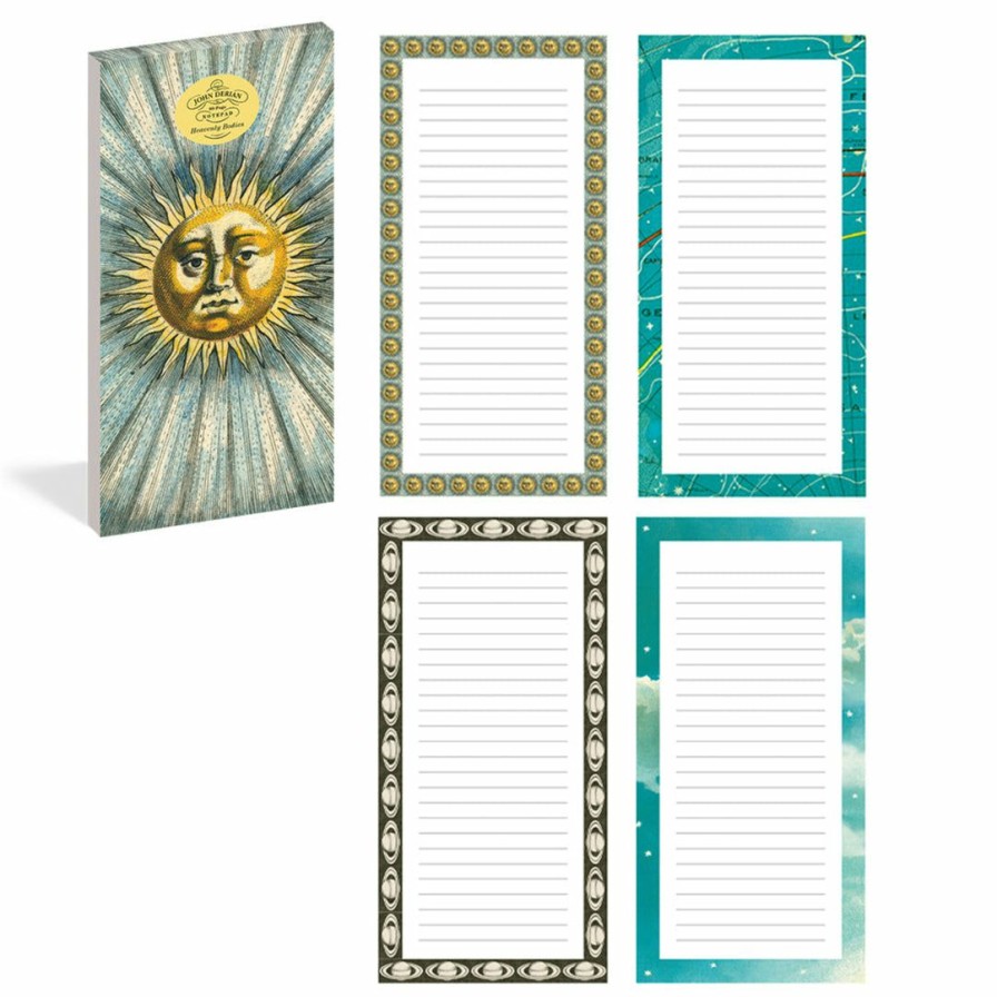 Study * | Artisan Study John Derian Heavenly Bodies Notepad