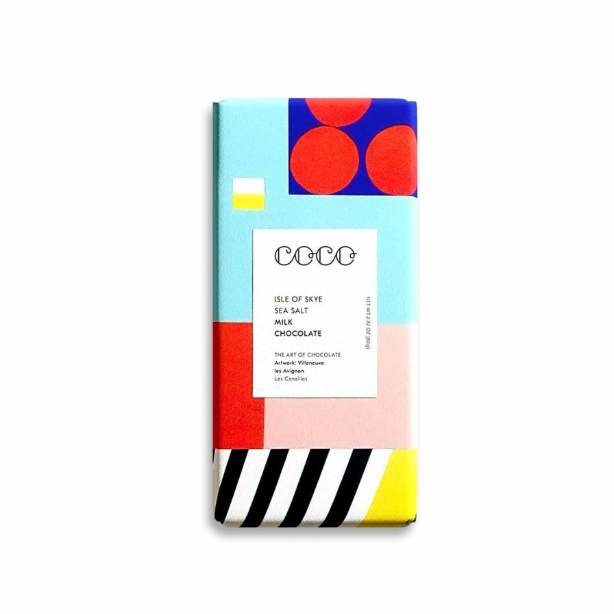 Kitchen * | Coco Chocolatier Gourmet Isle Of Skye Sea Salt Milk Chocolate