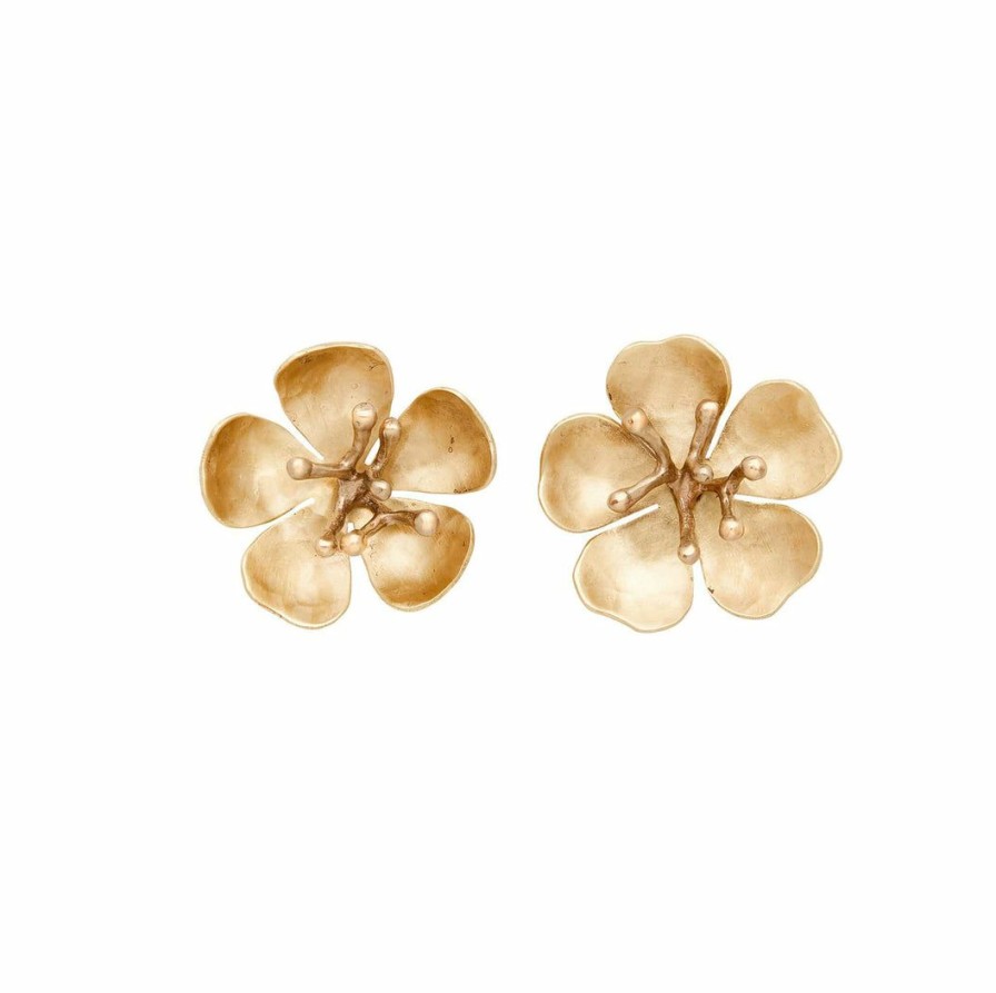 Accessories * | Julie Cohn Design Jewelry Cherry Blossom Earrings Bronze