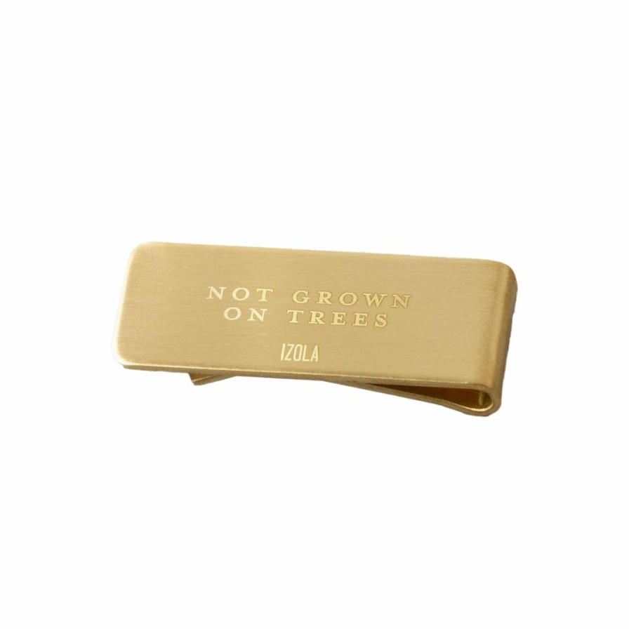 Accessories * | Izola Brass Money Clip Not Grown On Trees