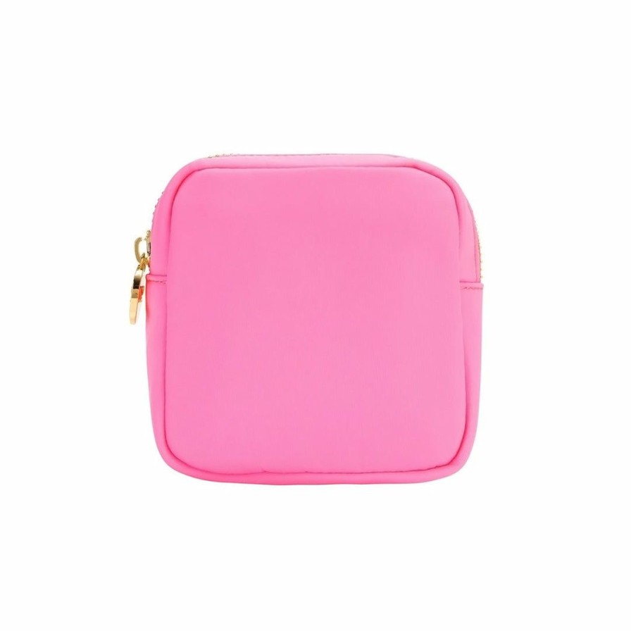 Bath * | Stoney Clover Lane Bath Accessories Nylon Mini Pouch Bubble Gum