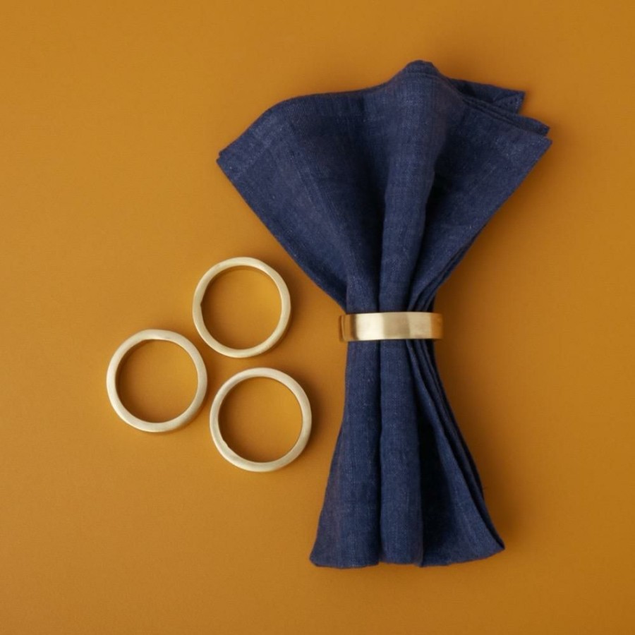 Kitchen * | Be Home Luxe Napkin Ring Circle