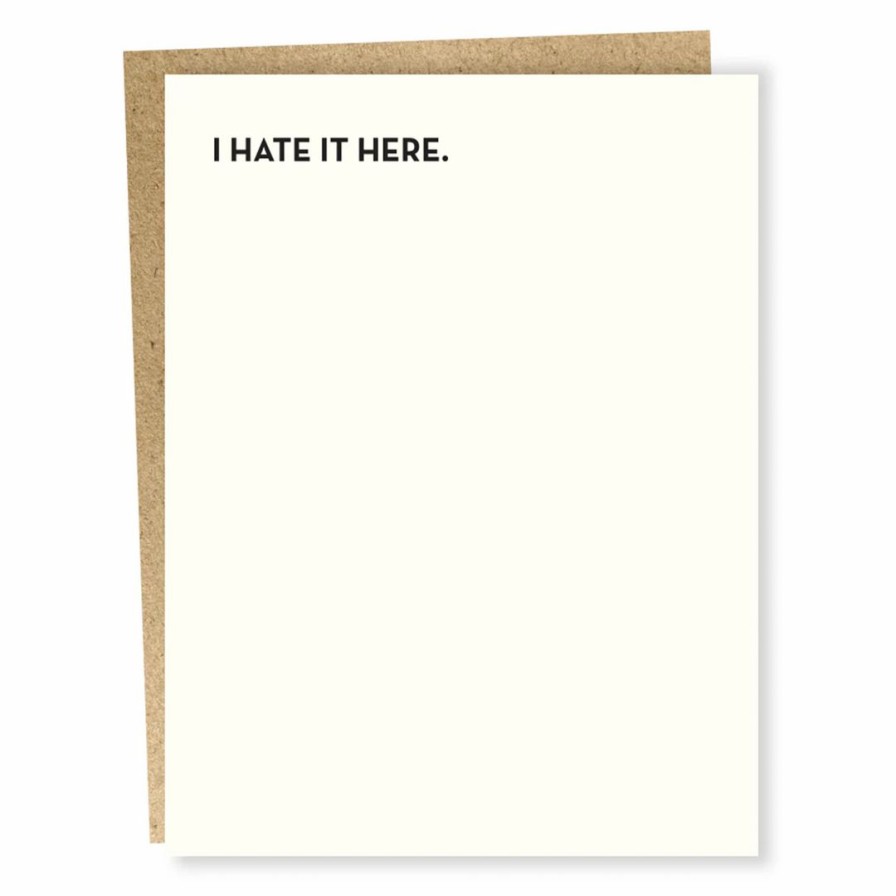 Study * | Sapling Press Moment Of Truth: Hate It Greeting Cards