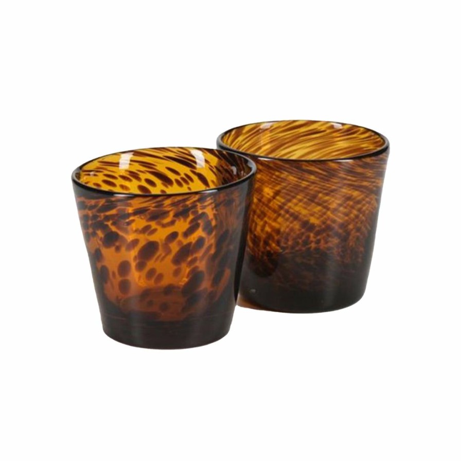 Kitchen * | Zodax Sahara Tortoise Tumbler Kitchen