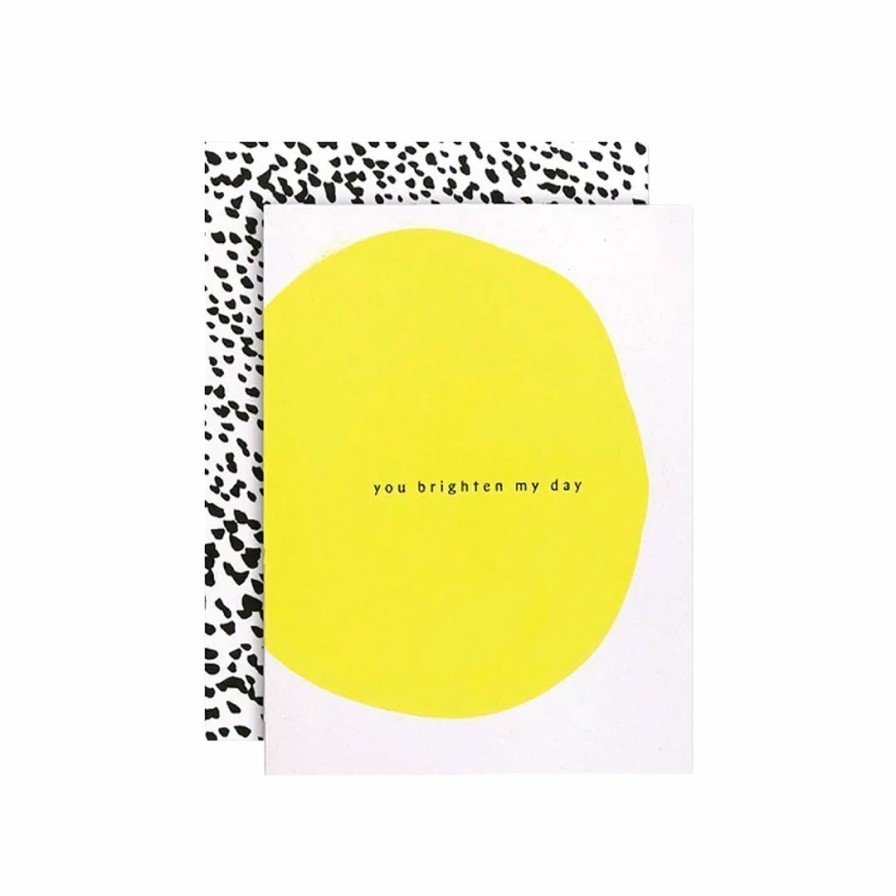 Study * | Moglea Brighten My Day Card Greeting Cards