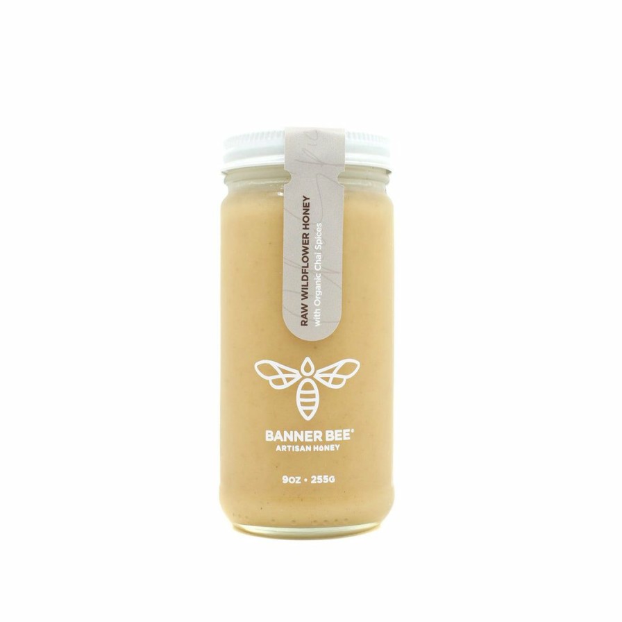 Kitchen * | Bannerbee Company Chai Spice Enriched Raw Honey