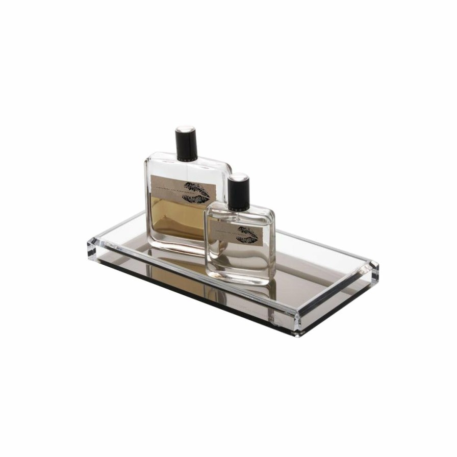 Living * | Alexandra Von Furstenberg Living Bronze Acrylic Tray Valet