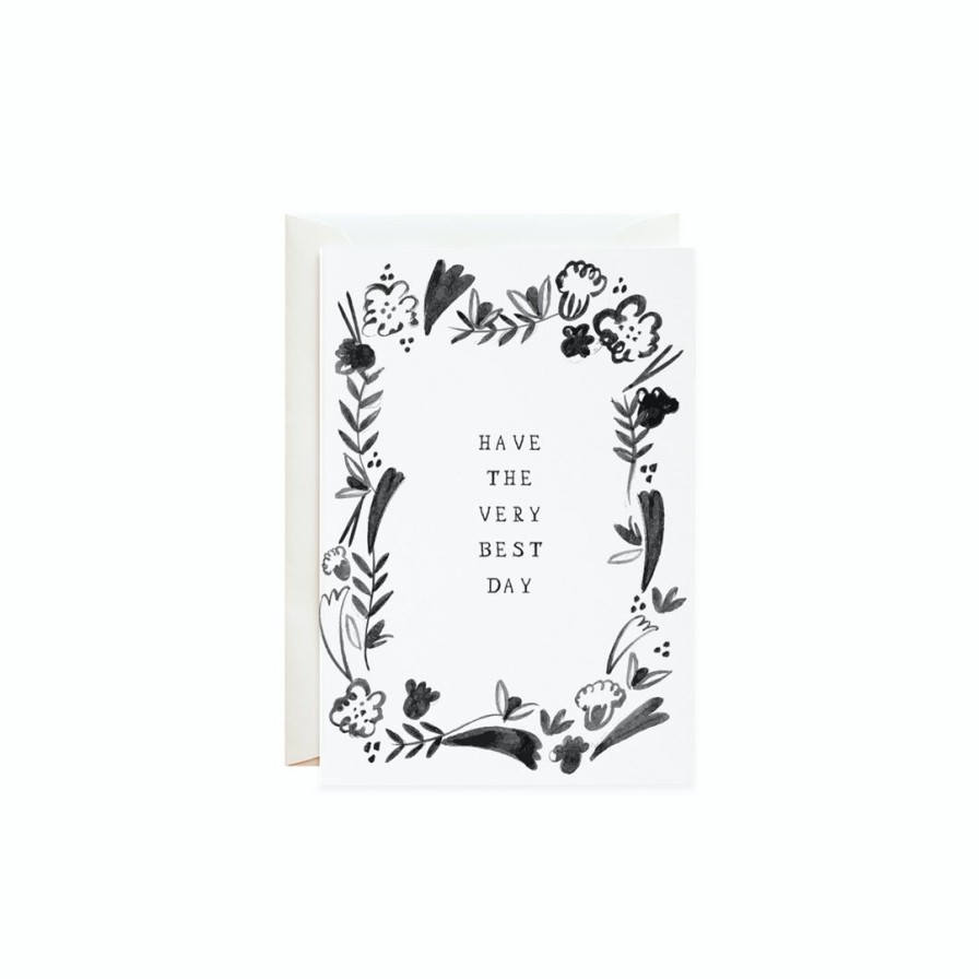 Study * | Mr. Boddington'S Studio Greeting Cards Petite Card Very Best Day