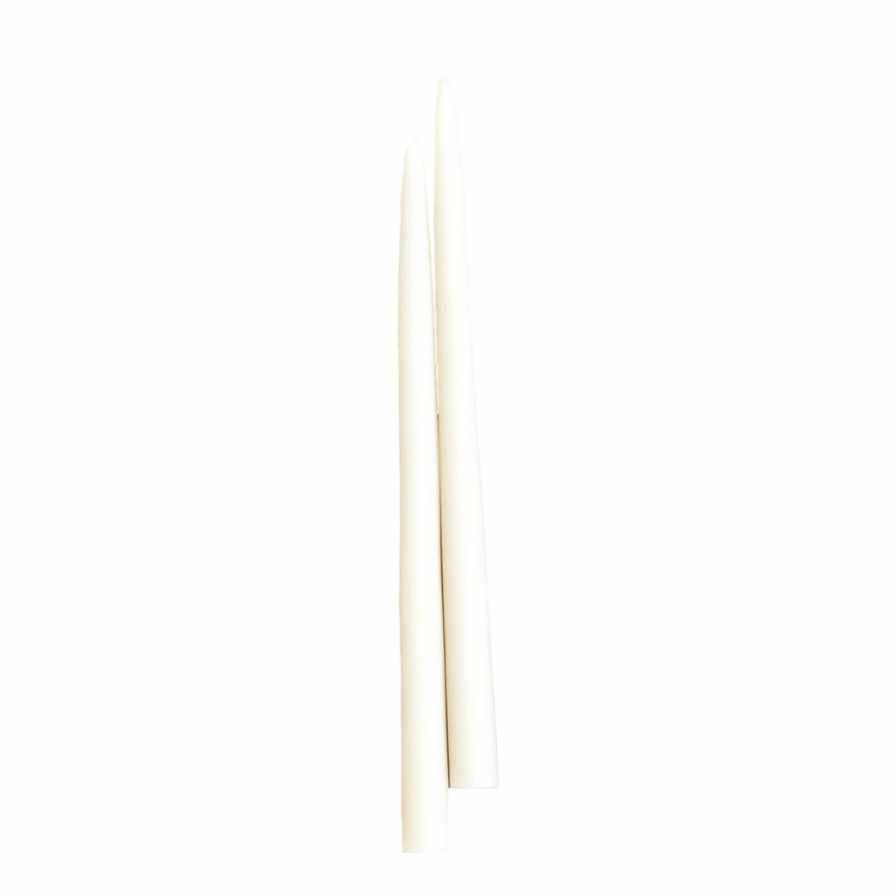 Bath * | The Floral Society Dipped Taper Candle Parchment