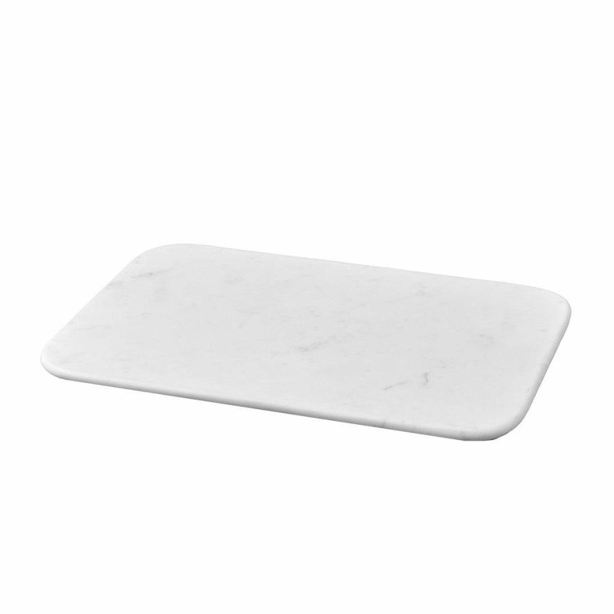 Kitchen * | Be Home White Marble Pastry Slab Small Kitchen