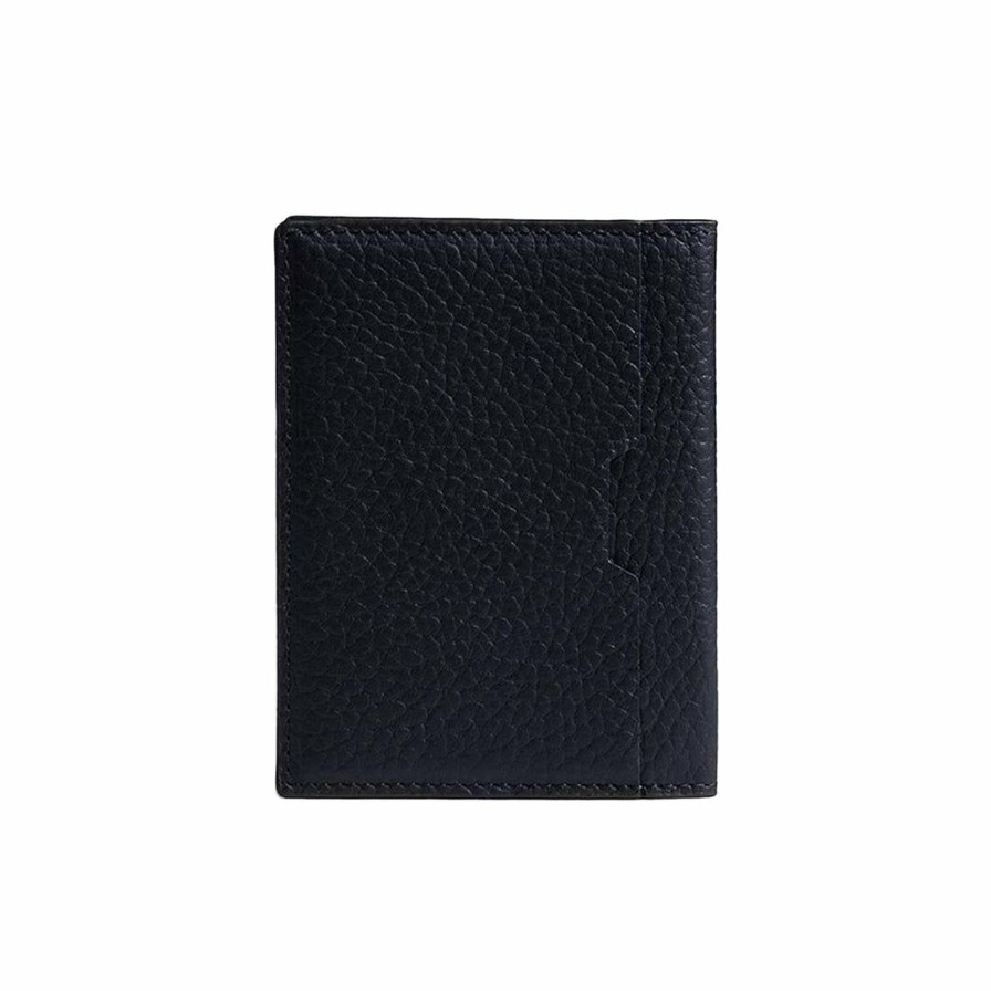 Accessories * | Miansai Vertical Wallet Textured Navy