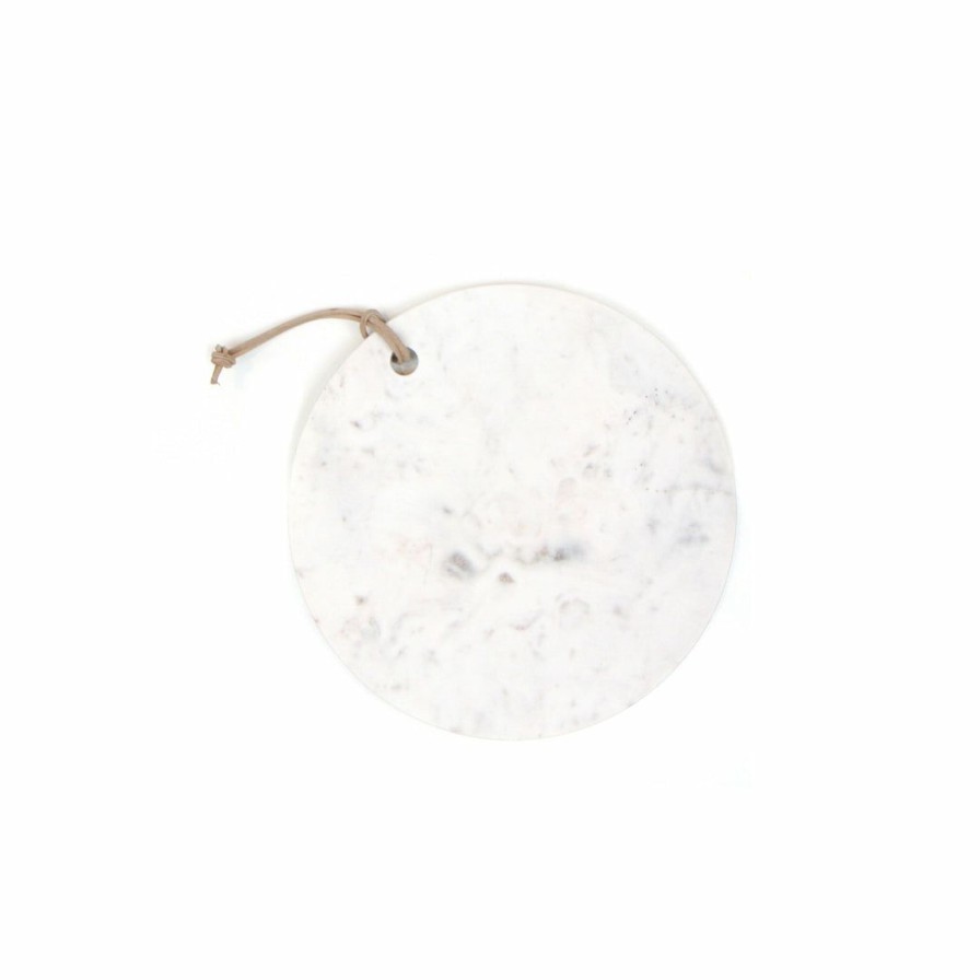 Kitchen * | Roost Round Marble Board Large