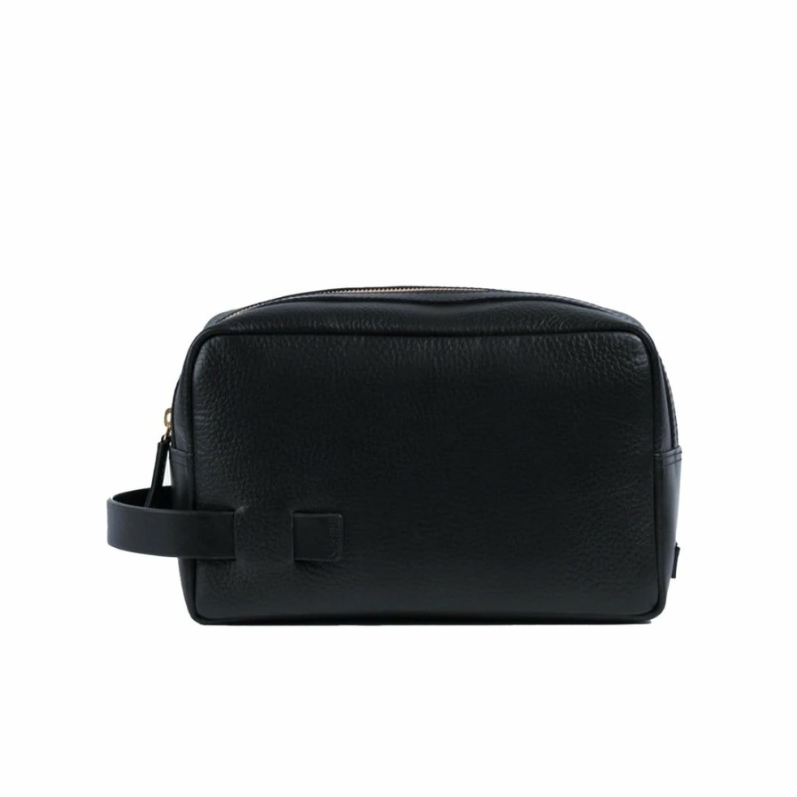 Accessories * | Miansai Accessories Lido Leather Dopp Kit Navy