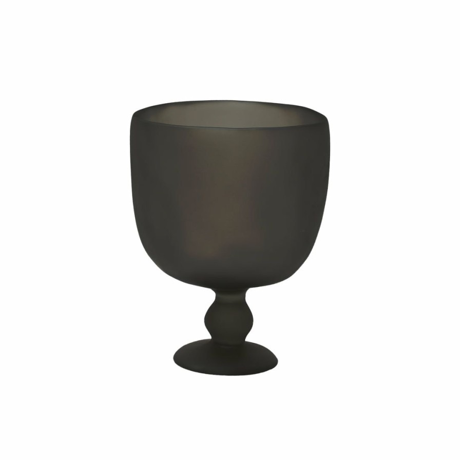 Kitchen * | Tina Frey Pedestal Champagne Bucket Black Kitchen