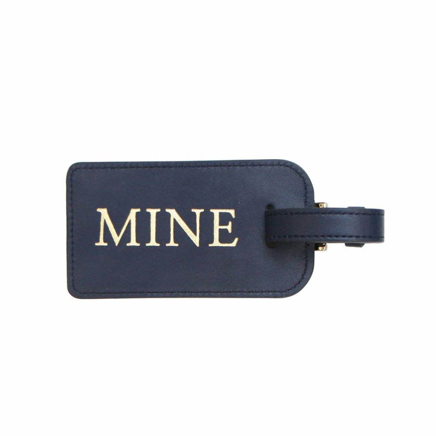 Accessories * | Graphic Image Mine Luggage Tag Navy Accessories