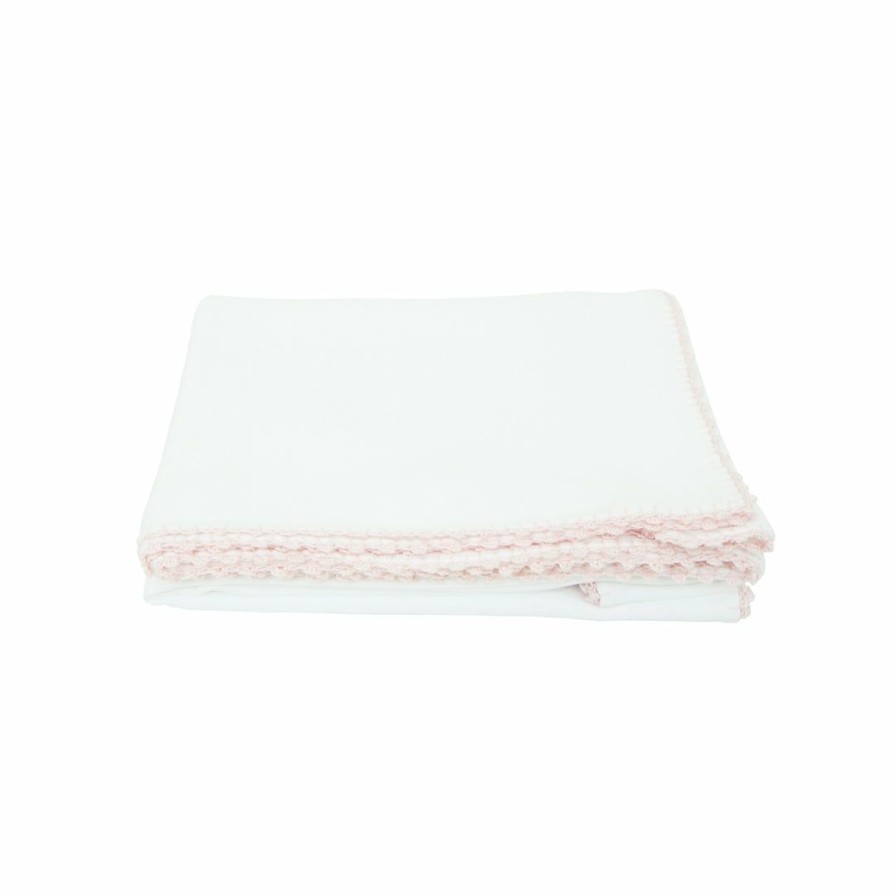 Living * | Pixie Lily Living Jersey Blanket Pink