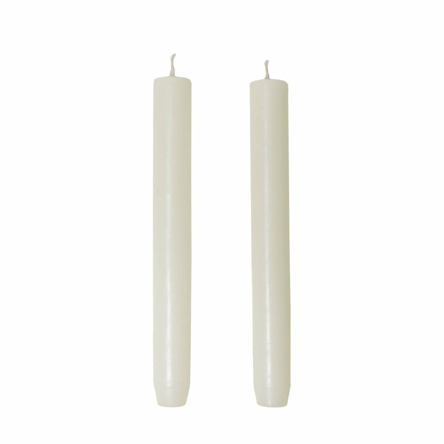 Bath * | Thucassi 8 Taper Candles Ivory