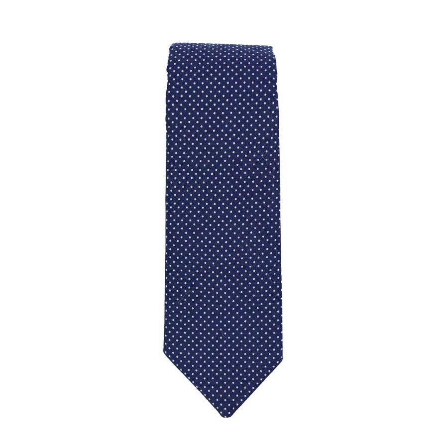 Accessories * | Ella Bing Polka Dot Necktie