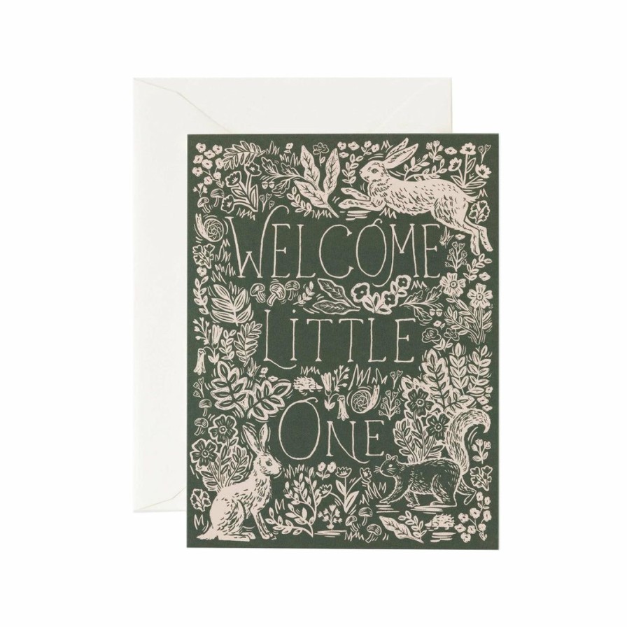 Study * | Rifle Paper Co Fable Baby Card