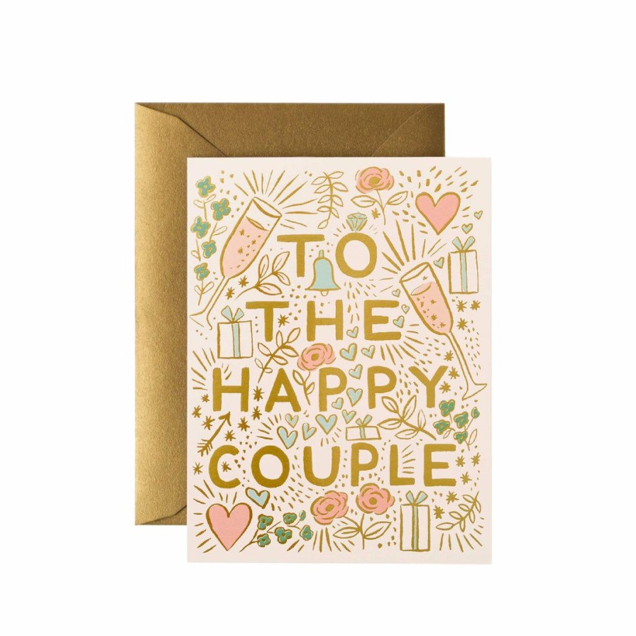 Study * | Rifle Paper Co To The Happy Couple Card