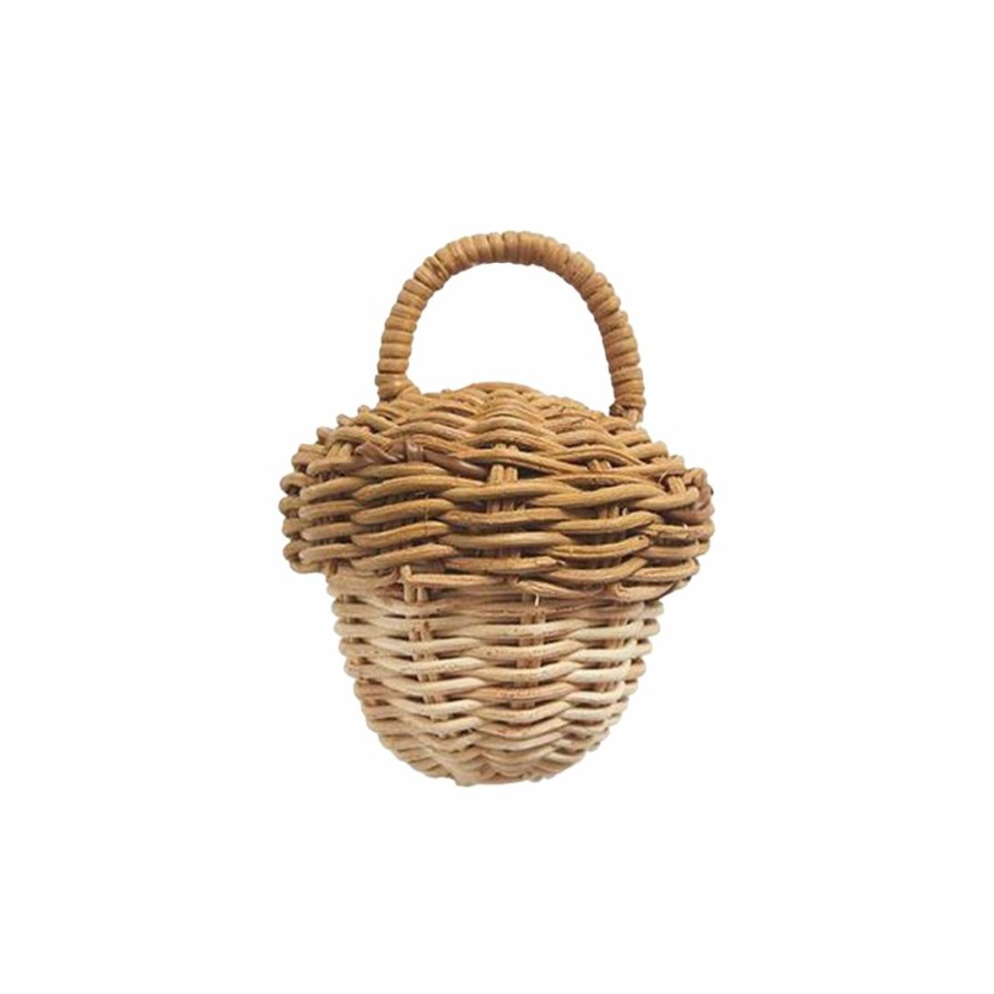 Nursery * | Olliella Acorn Rattle