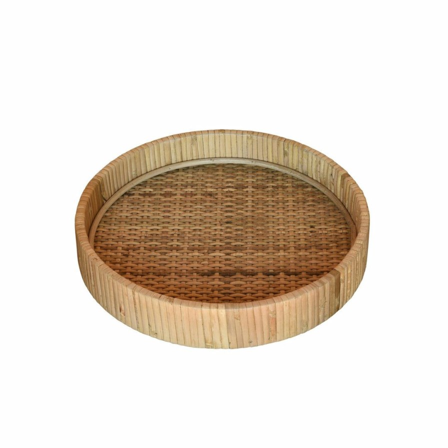 Living * | Homart Rattan Cayman Tray Medium