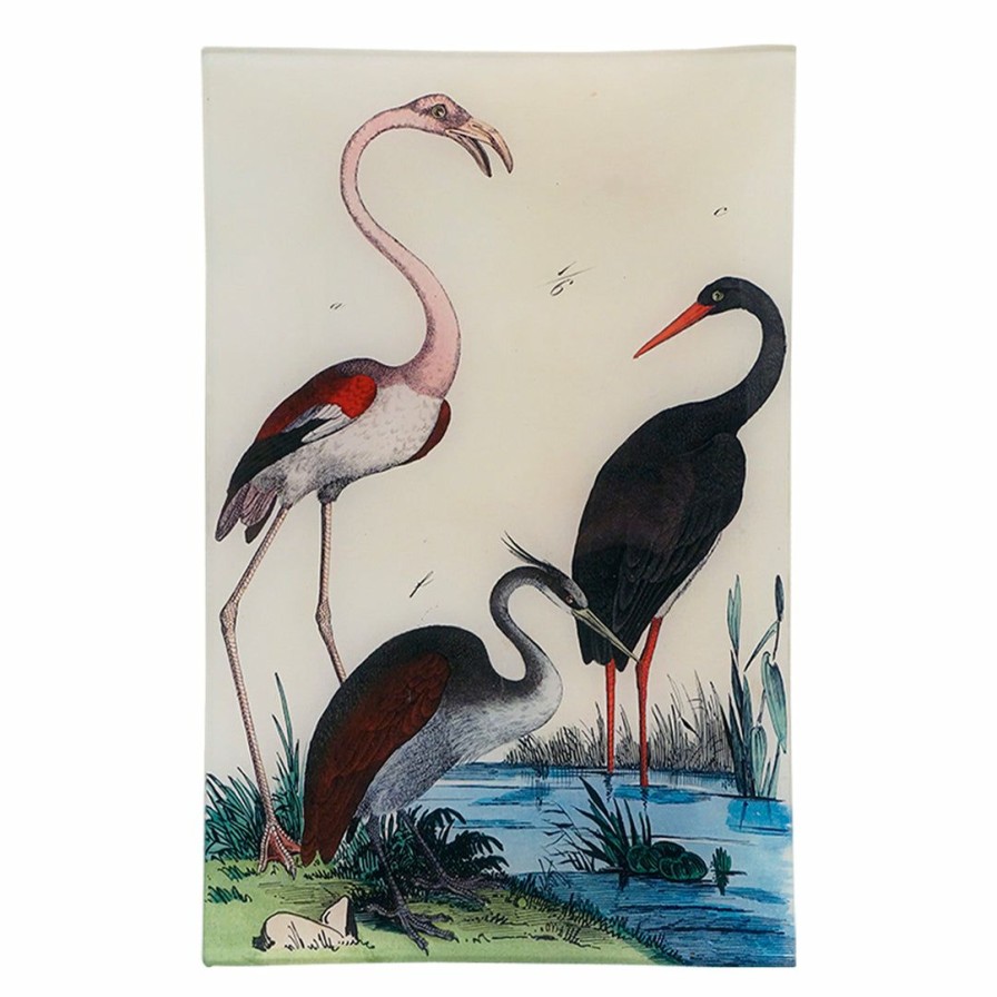 Living * | John Derian Flamingo Wall Tray