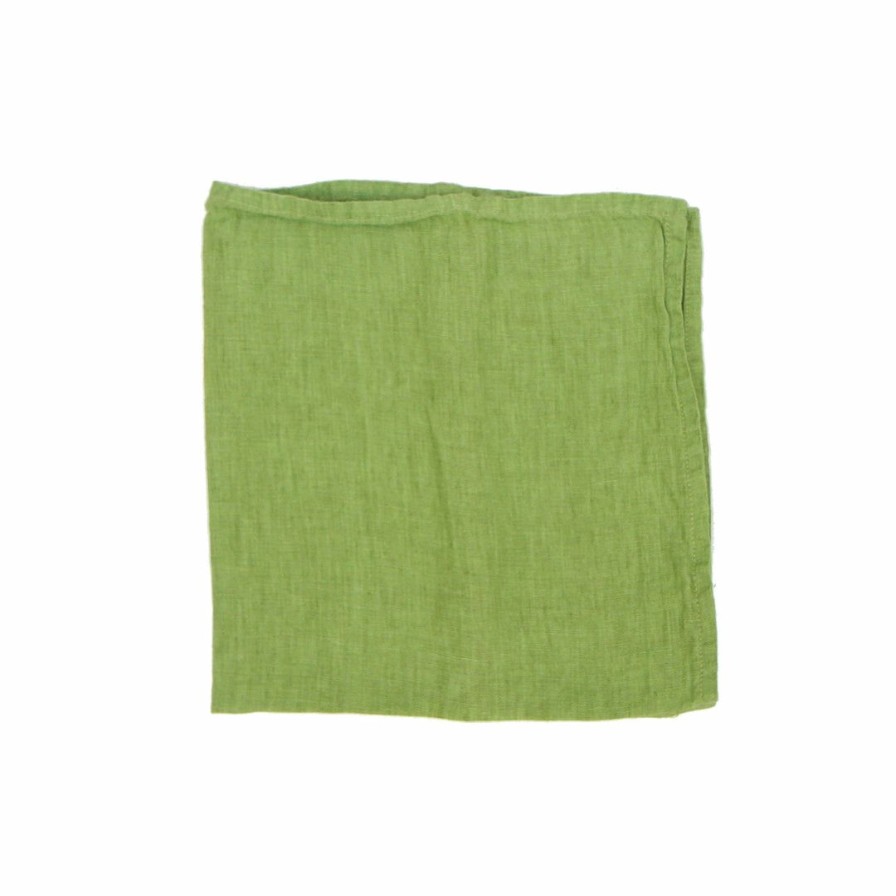 Kitchen * | Deborah Rhodes Kitchen Washed Linen Napkin Grass