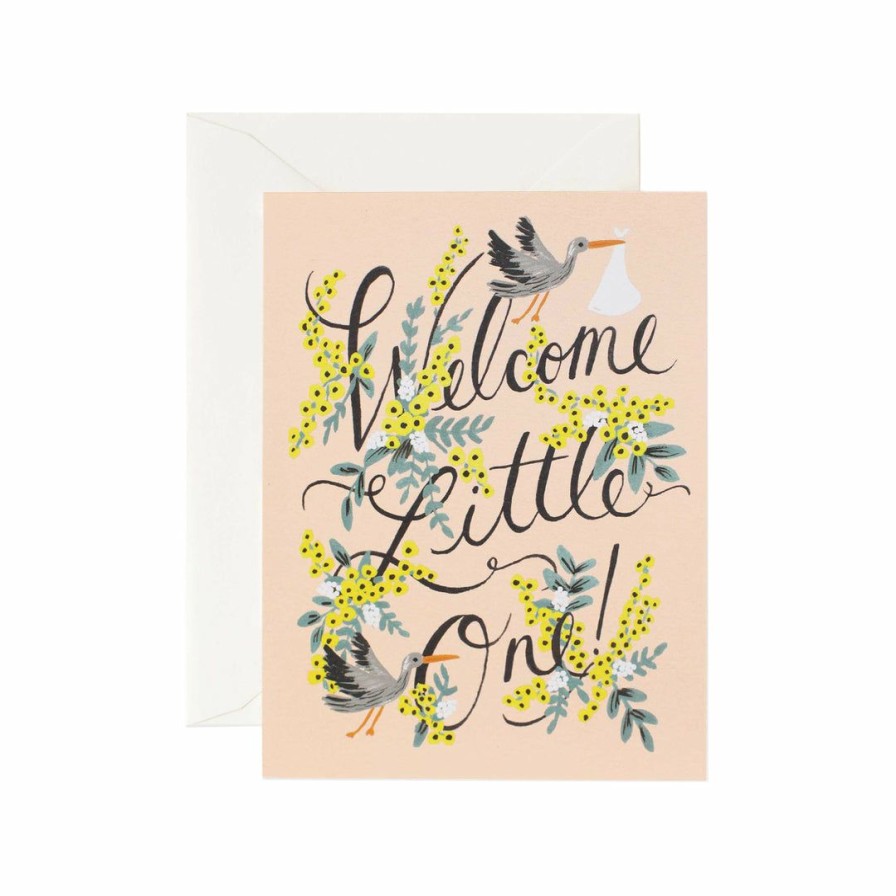 Study * | Rifle Paper Co Welcome Little One Card