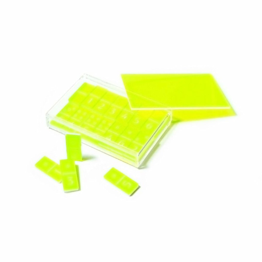 Nursery * | Sunnylife Lucite Dominoes Neon