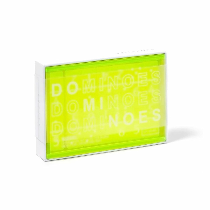 Nursery * | Sunnylife Lucite Dominoes Neon