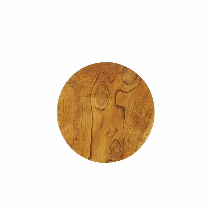 Kitchen * | Be Home Kitchen Teak Round Plate Medium