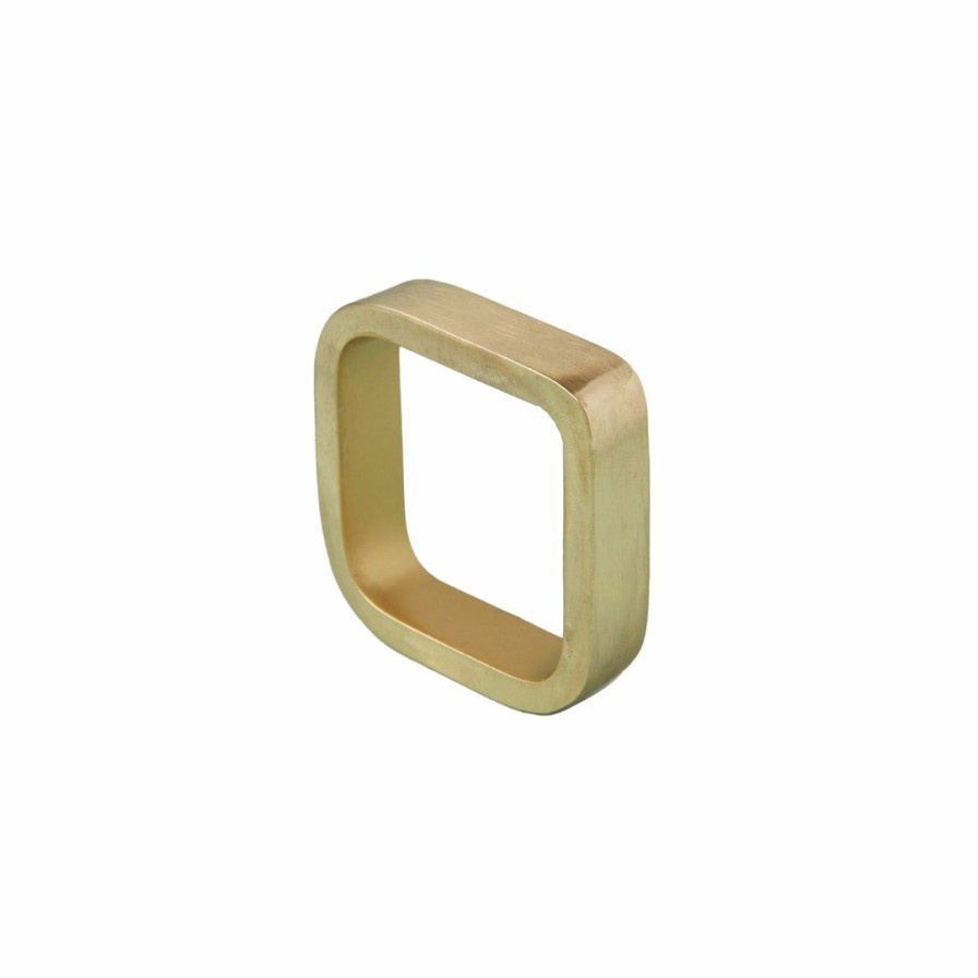 Kitchen * | Be Home Luxe Napkin Ring Square