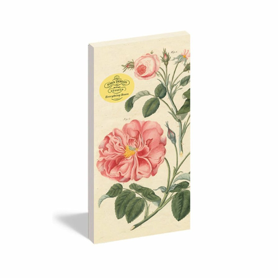 Study * | Artisan Study John Derian Everything Roses Notepad