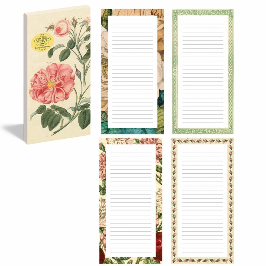 Study * | Artisan Study John Derian Everything Roses Notepad