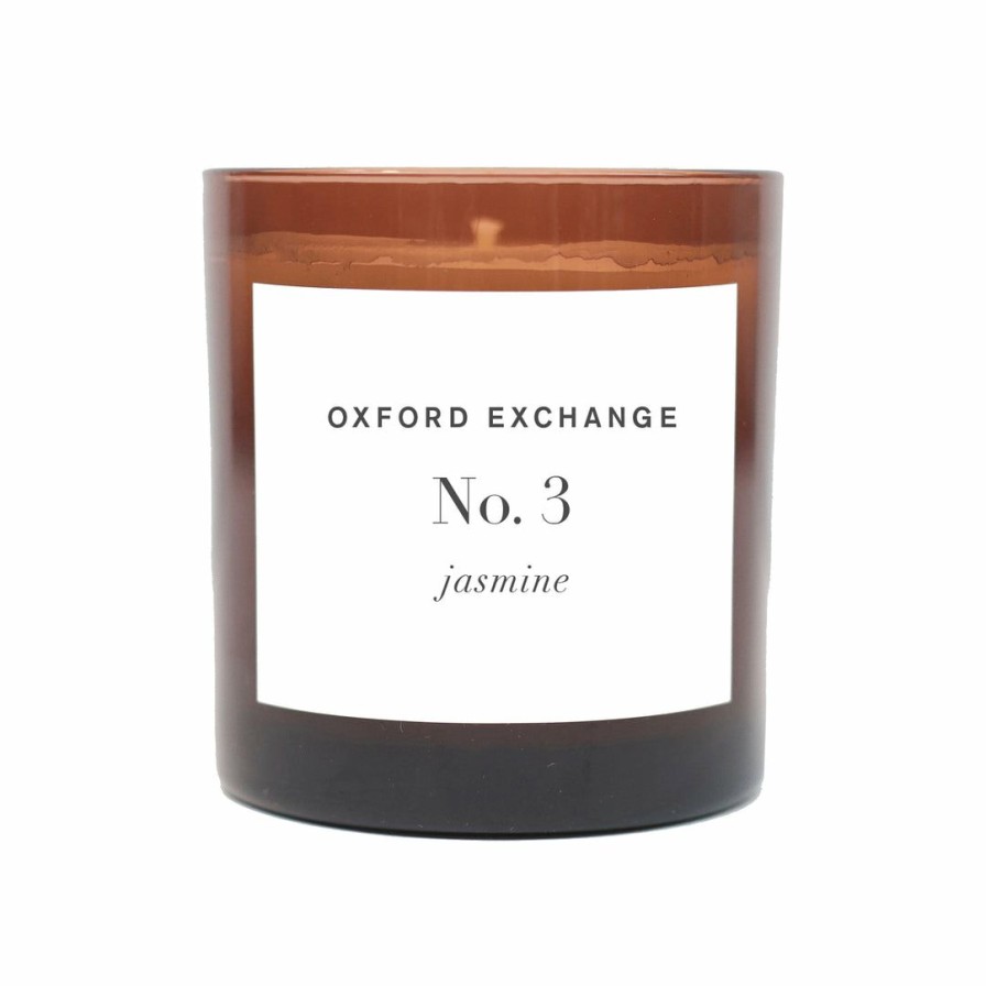 Bath * | Oxford Exchange Bath Oe Candle No. 3 Jasmine