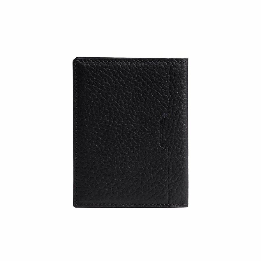 Accessories * | Miansai Vertical Wallet Textured Black