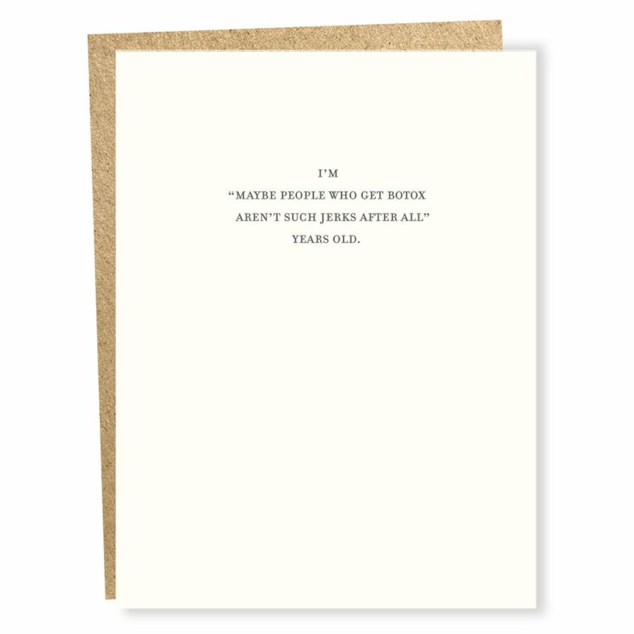 Study * | Sapling Press Botox Card Greeting Cards