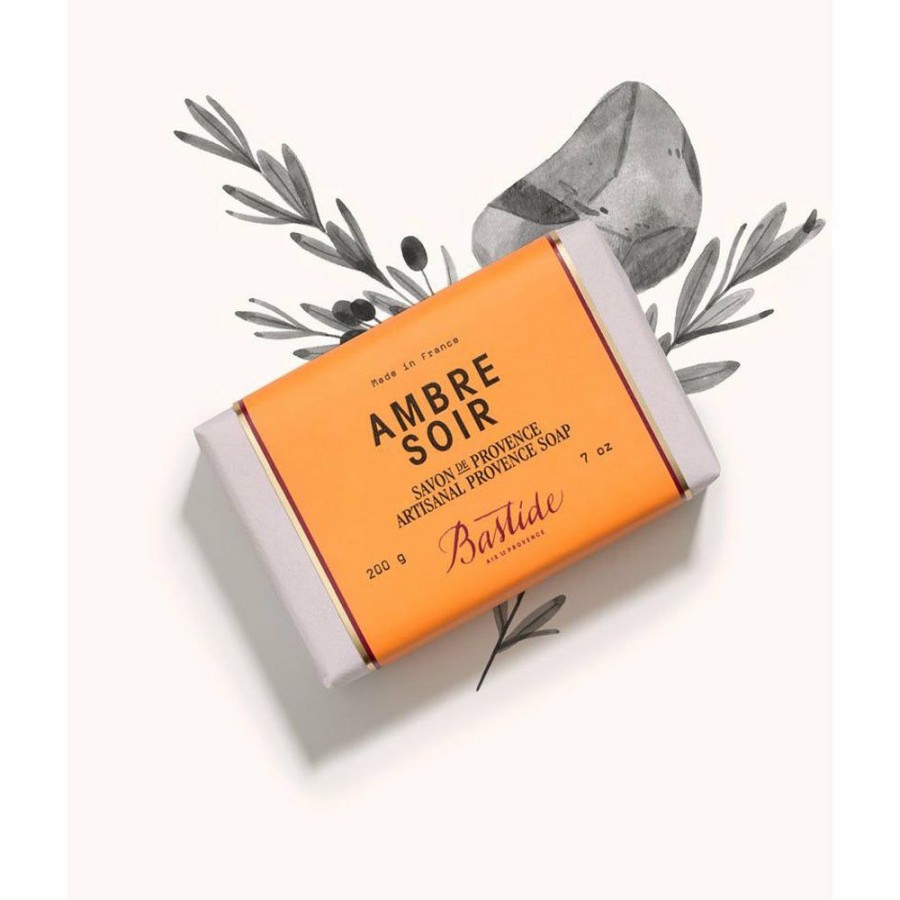 Bath * | Bastide Bath Soap Bar Ambre Soir