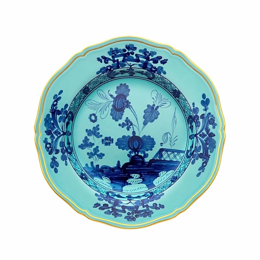 Kitchen * | Richard Ginori Oriente Italiano Flat Dessert Plate Iris