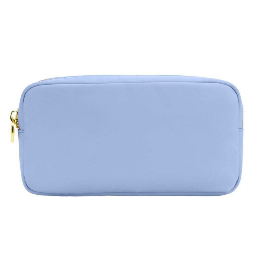 Bath * | Stoney Clover Lane Nylon Small Pouch Periwinkle Bath Accessories