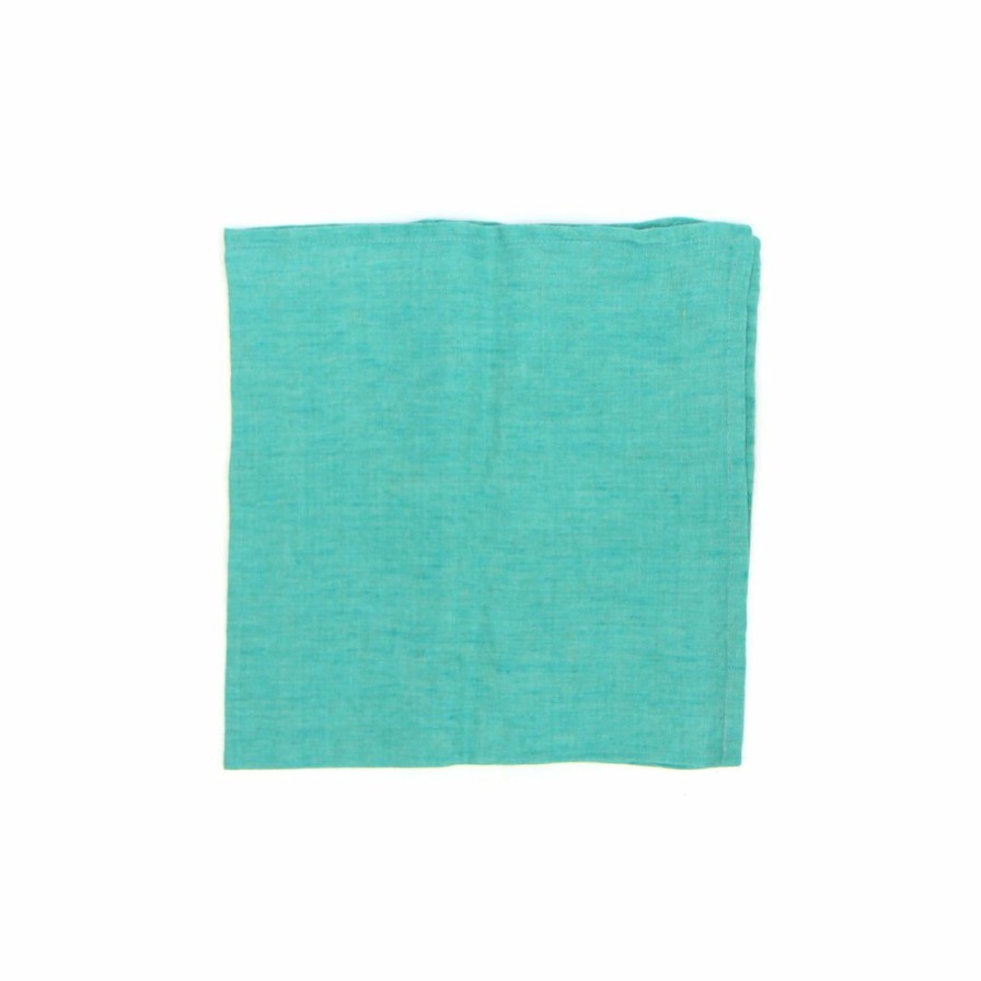 Kitchen * | Deborah Rhodes Washed Linen Napkin Capri