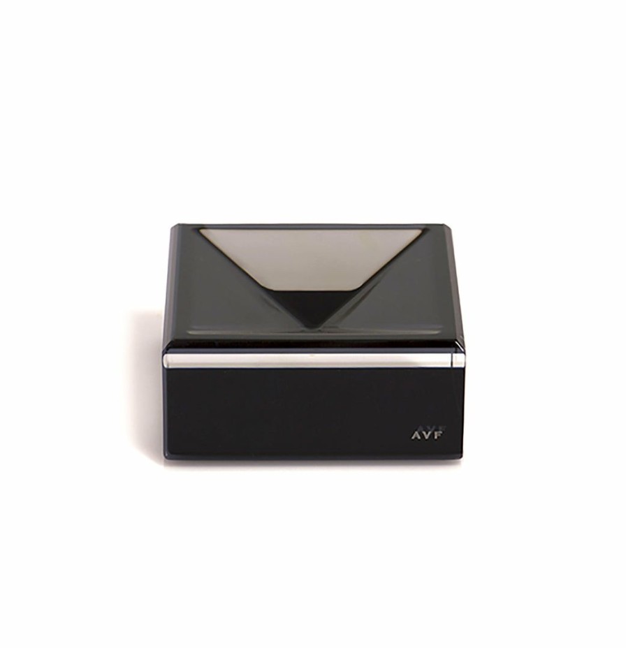 Living * | Alexandra Von Furstenberg Living Acrylic Square Mini Bowl Black