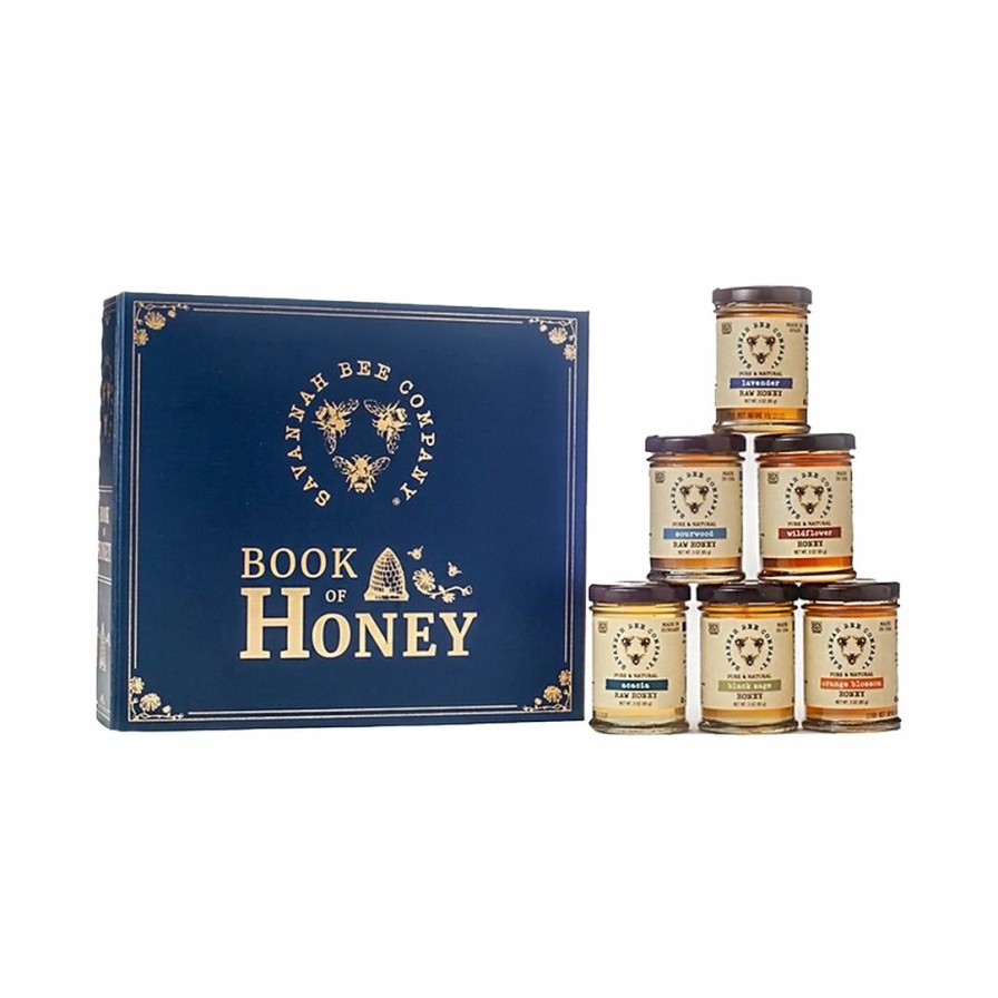 Kitchen * | Savannah Bee Company Book Of Honey Sampler