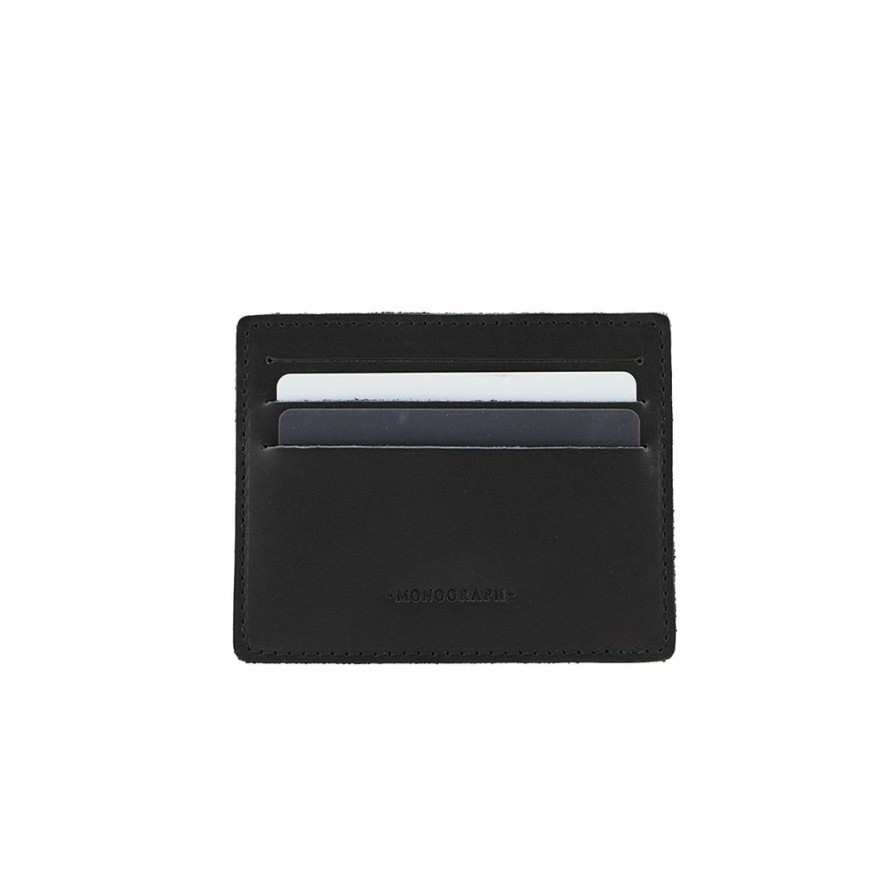 Accessories * | Monograph Cardholder Black Accessories