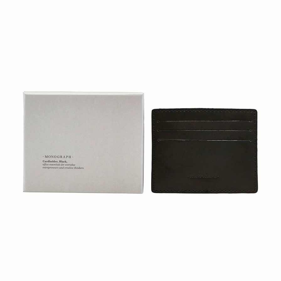 Accessories * | Monograph Cardholder Black Accessories