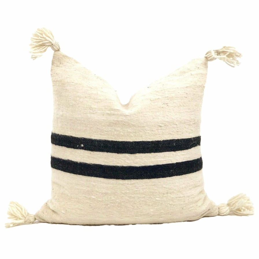 Living * | Bryar Wolf Moroccan Wool Throw Pillow Fraz Summer